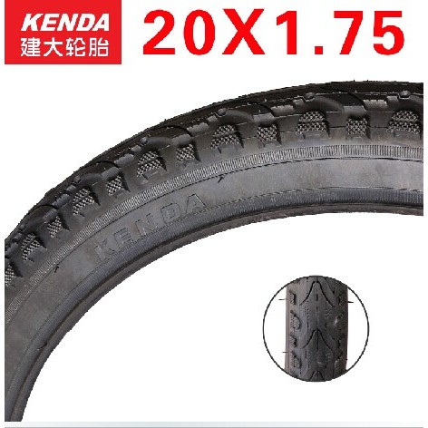 Kenda/Kenda 20*1.75 Pneu Externo Dobrável Bicicleta Antiderrapante Pneu Pequeno Pneu Bicicleta 67cm P8 Pneu de Bicicleta