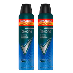 Kit Desodorante Antitranspirante Aerosol Rexona Active Dry 72 horas 250ml - 2 Unidades