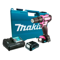 Parafusadeira e Furadeira Impacto 3/8" A Bateria 12V + 2 Baterias 1.5Ah + Carregador + Maleta Makita HP333DWYE-P