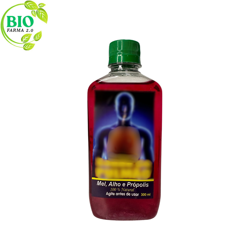 3 Und - Mel, Alho e Própolis 300ml em Oferta na Shopee