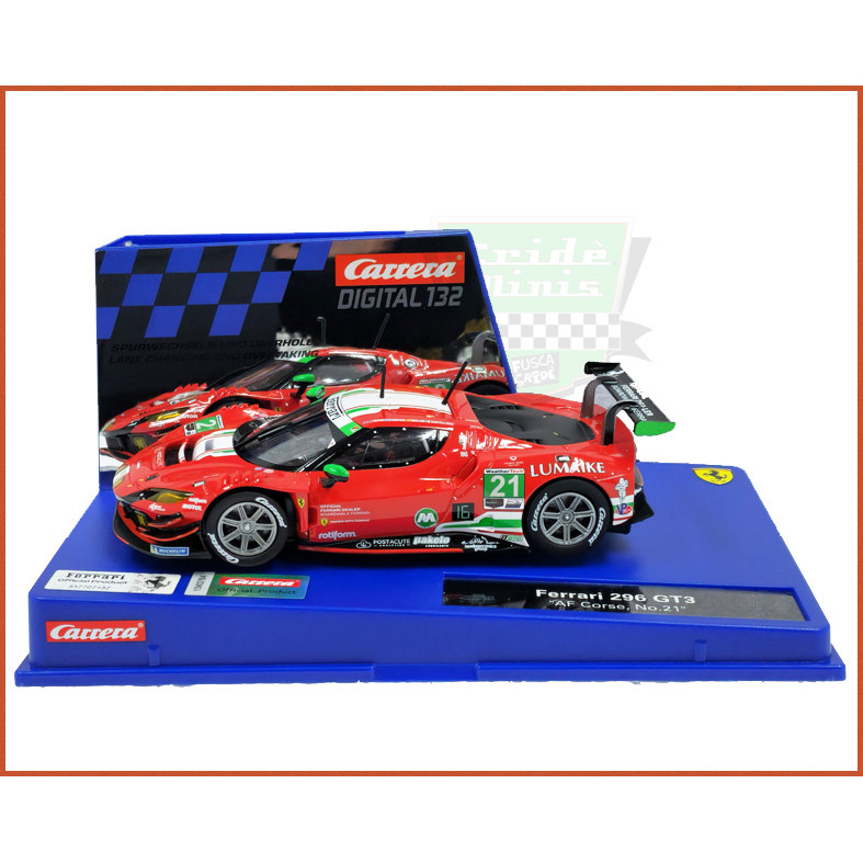 Carro Carrera Digital autorama Ferrari296 GT3 AF Course Nº 21 - escala 1/32
