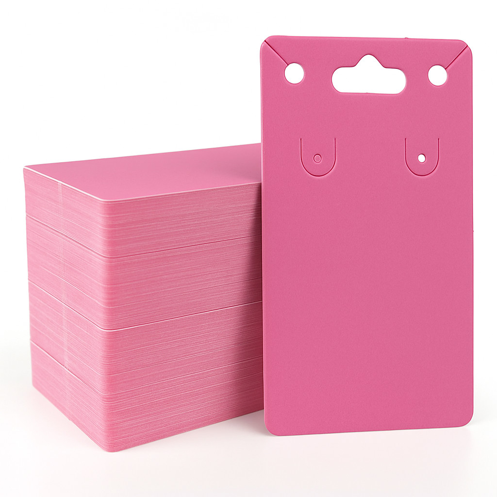 Tag Cartela de cordao e Brincos Tam. 6x11 cm 200 und. em Oferta na Shopee