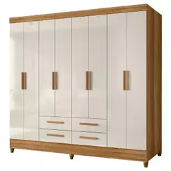 Guarda Roupas Casal 8 Portas 4 Gavetas Montana