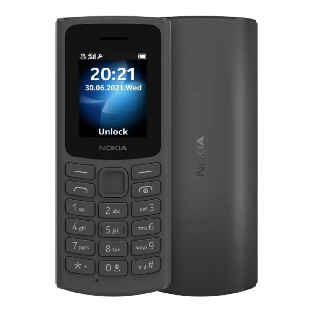 Celular Nok'a 105 Dual Chip + Rádio FM + Lanterna + Jogos pré-instalados