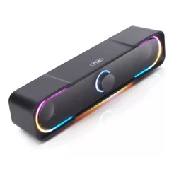 Caixa de Som para PC Notebook Tipo Soundbar Rgb Gamer P2 - USB