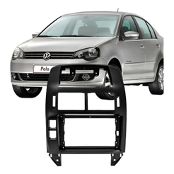 Moldura Multimidia 9 Polegadas 2din Vw Polo 2003 A 2014