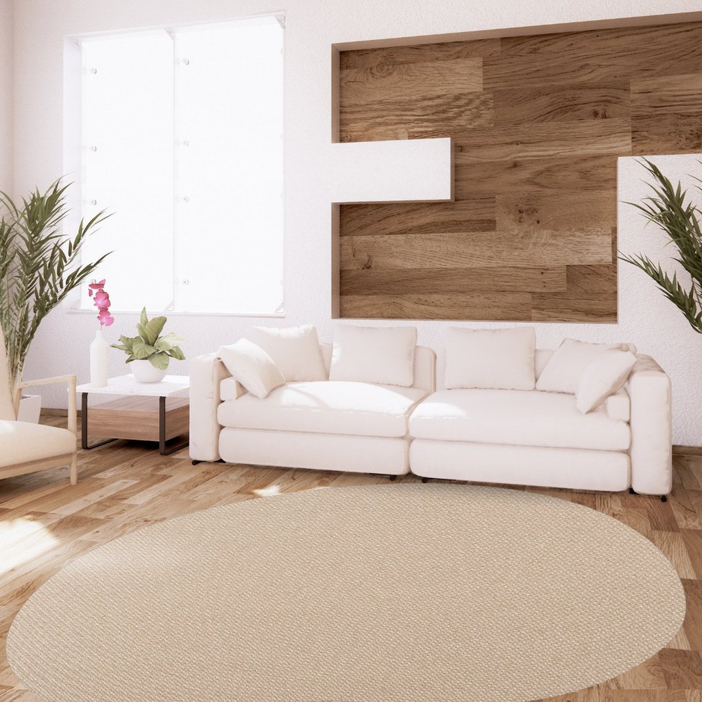 Tapete Sala Orgânico Bean 200cm X 250cm São João Bege/Cru em Oferta na Shopee