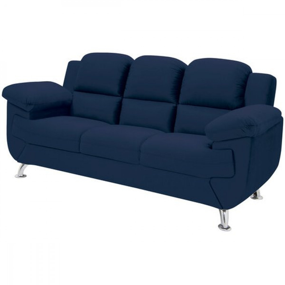 Imagem Sofá 2,02 Metros Linoforte Avalon, 3 Lugares, Veludo, Espuma D-33