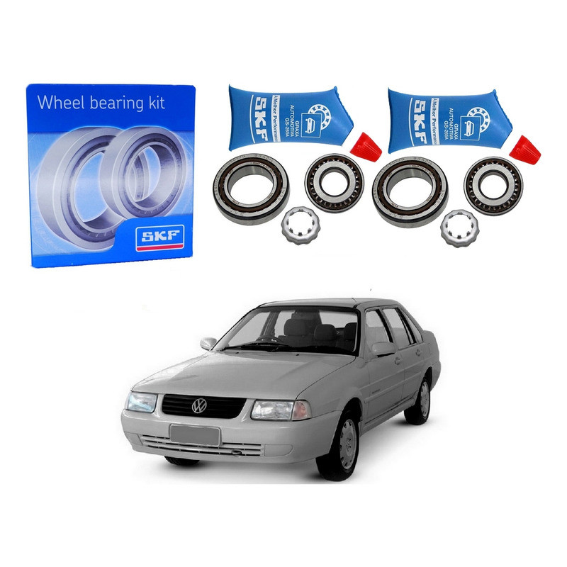 Par Kit Rolamento Roda Santana 1.8 2.0 1997 A 2005 em Oferta na Shopee