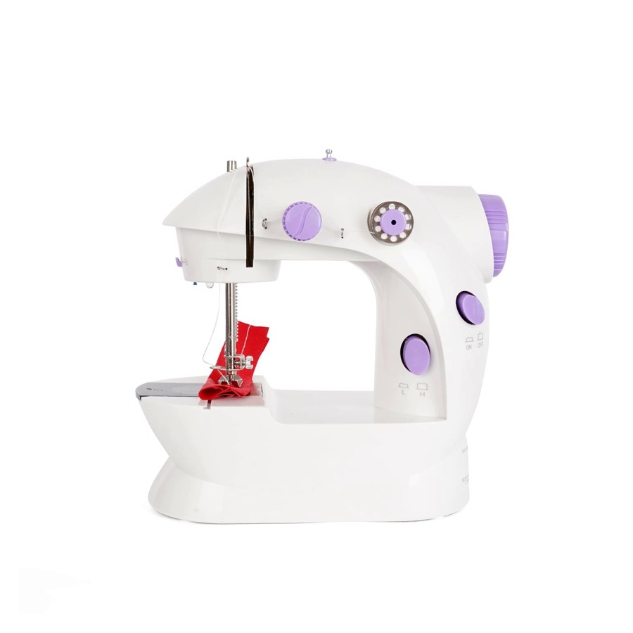 Mini Máquina de Costura Doméstica Elétrica Bivolt Com Pedal em Oferta na Shopee