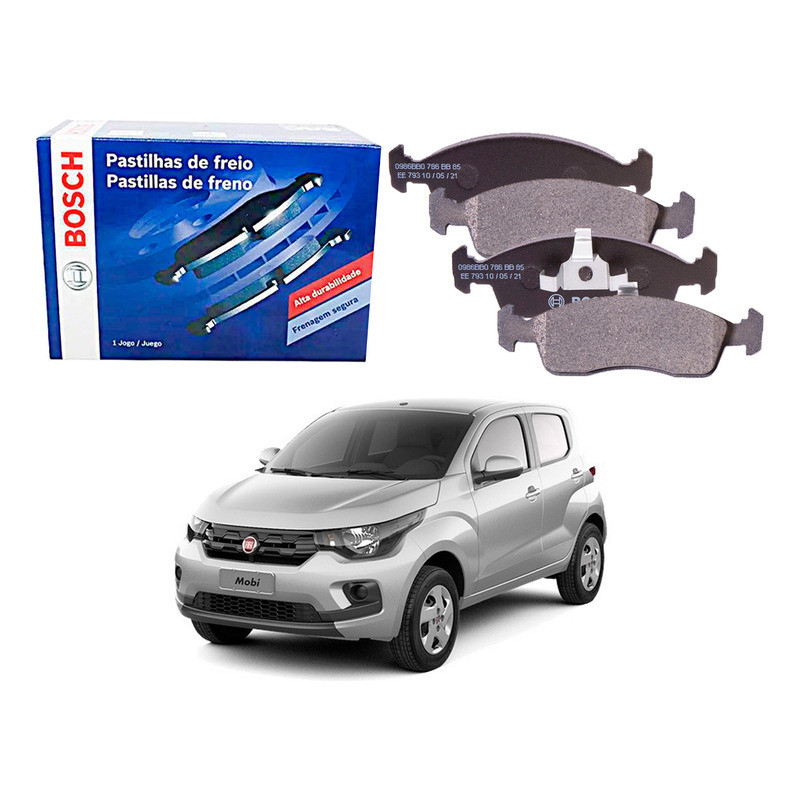 Pastilha Freio Dianteira Bosch Mobi 1.0 2016 A 2021