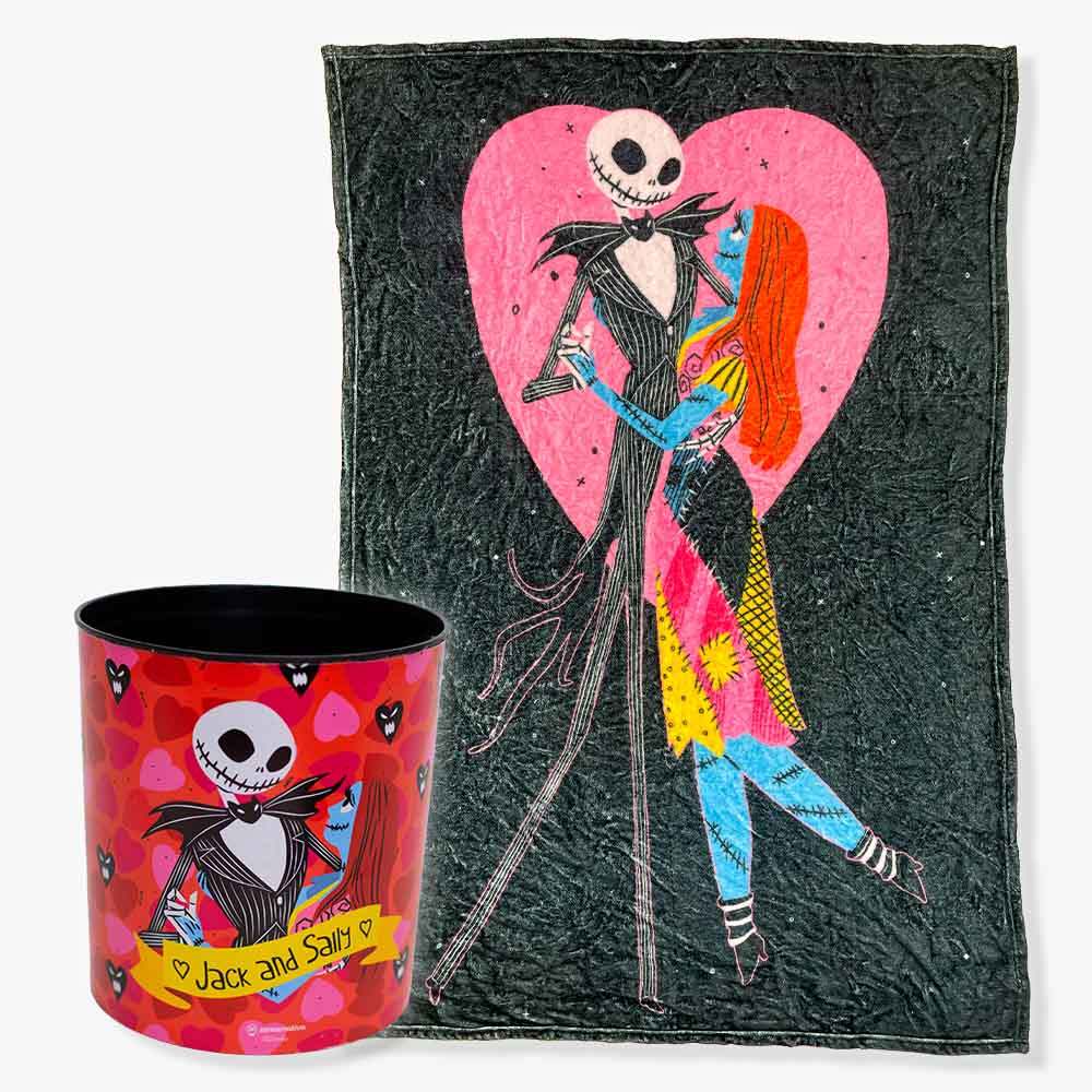 Kit Manta com Balde Jack e Sally – O Estranho Mundo de Jack em Oferta na Shopee