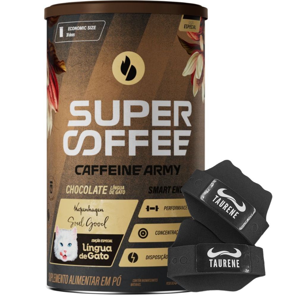 SuperCoffee 3.0 Lingua de Gato 380g Luva - Caffeine Army