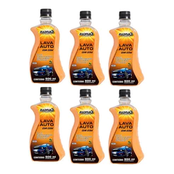 Atacado C\ 6 Shampoo Lava Auto Com Cera (500 Ml) Radnaq