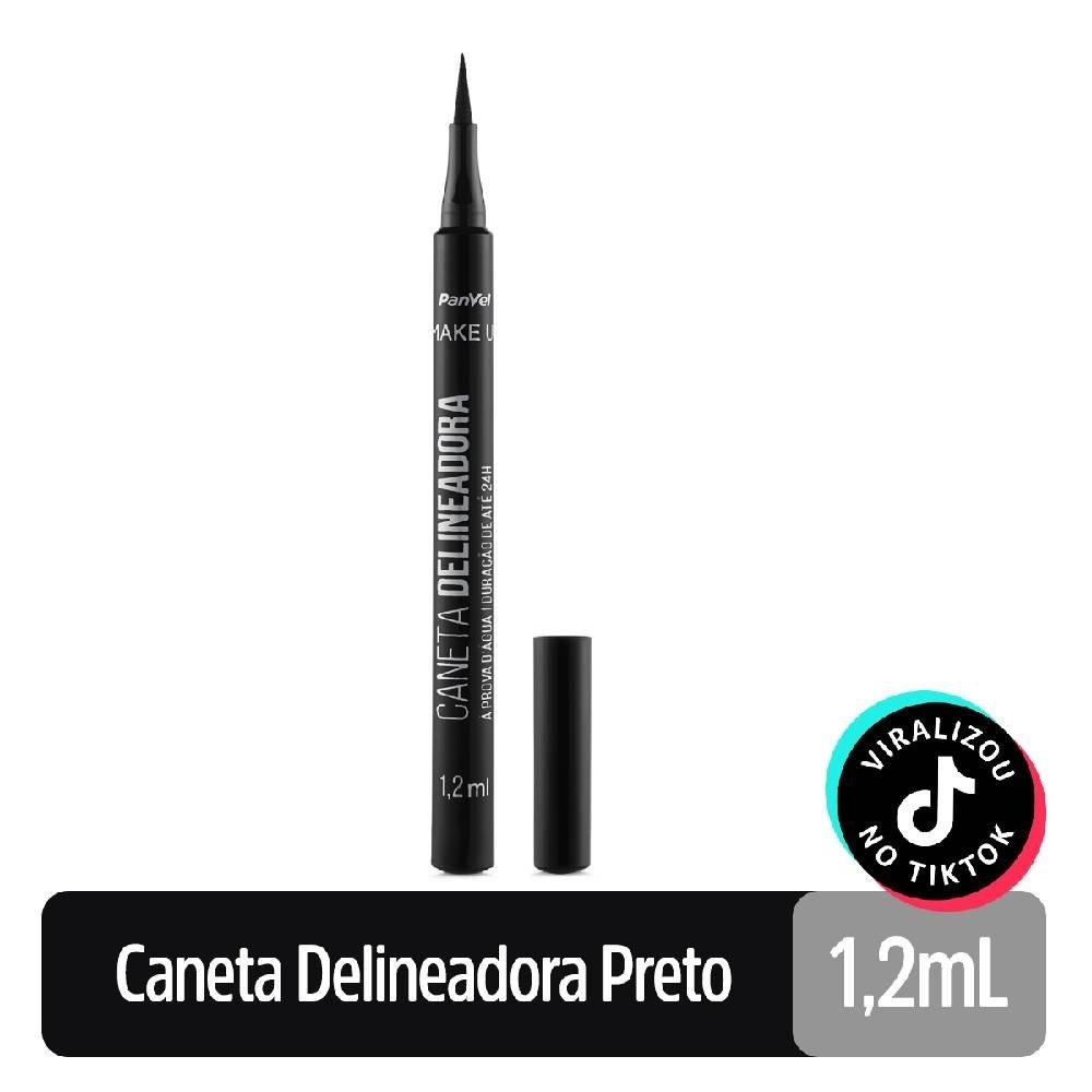 Caneta Delineadora Panvel Make Up Preto 1,2ml em Oferta na Shopee