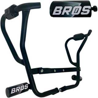 Bros 160 Modelo 2025 Protetor Carenagem Motor Tanque Preto Mata Cachorro com Pedal Slider Moto em Oferta na Shopee