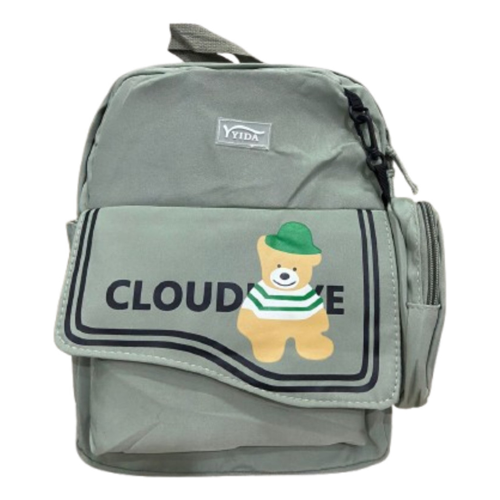 Mochila Unissex Infantil Para Creche Escola Passeio Design de Ursinho Acompanha Mini Bolsa em Oferta na Shopee