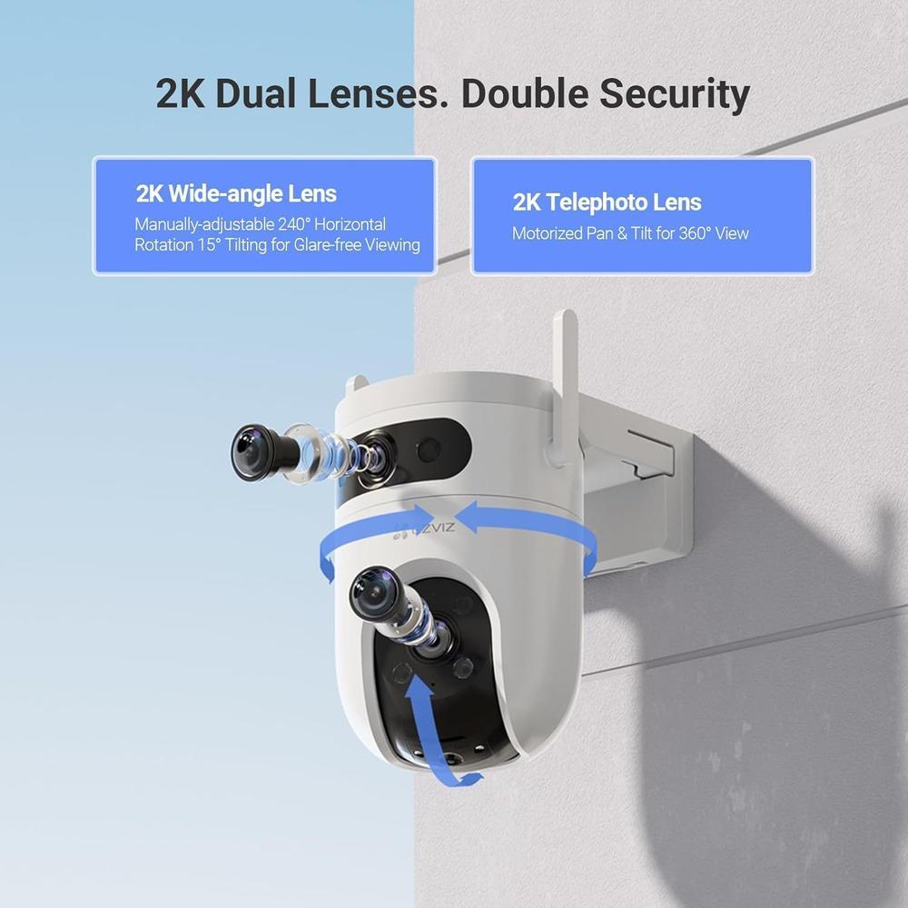 Câmera Segurança Ezviz H9C 2K Wi-Fi 360° Dual · foto 2