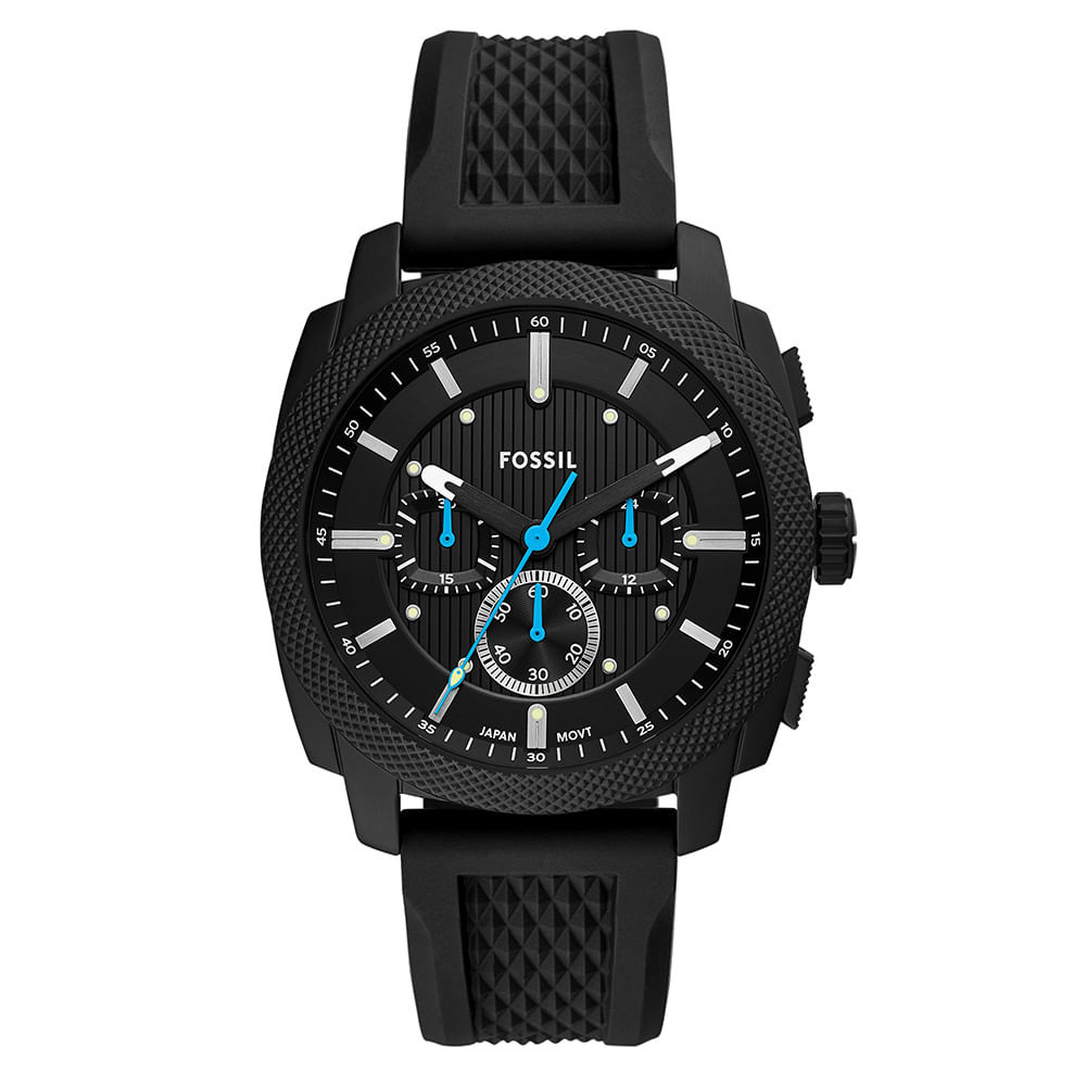 Relógio Fossil Masculino Machine Preto - FS6099/2PN