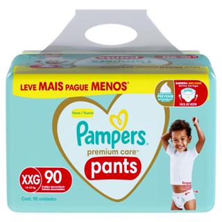 Fralda Descartável Infantil Pampers Pants Premium Care XXG Pacote 90 Unidades Leve Mais Pague Menos em Oferta na Shopee