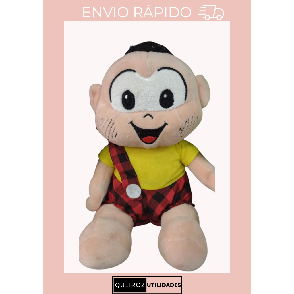✦ CASCÃO de Pelúcia ✦ Personagem Licenciado da Turma da Mônica – Presente Perfeito ✦ - Promoção!