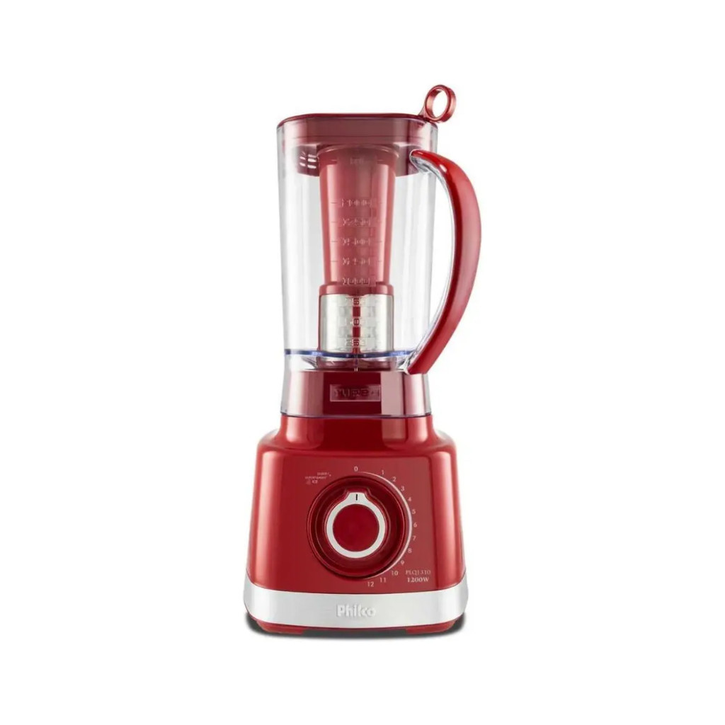 LIQUIDIFICADOR PHILCO 3 LITROS 1200W PLQ1310V VERMELHO 127V