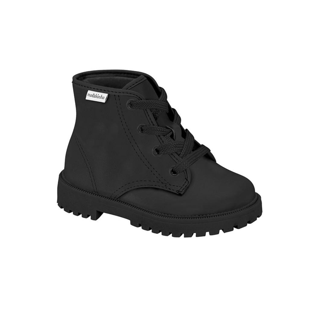 Bota Coturno Infantil Molekinha Menina Tratorada Conforto Original · foto 2