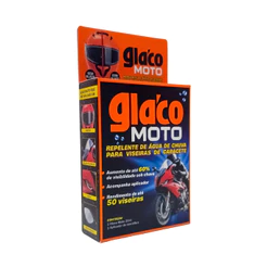 REPELENTE DE ÁGUA P/ VISEIRAS DE CAPACETE GLACO MOTO SOFT99