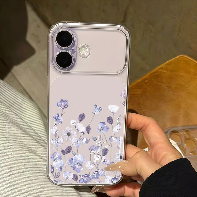 Flores Roxas Rosa Borboleta Fosco Caso De Telefone Para iPhone 18 17 16 15 14 13 12 11 Pro Max 7 8 Plus XR Capa