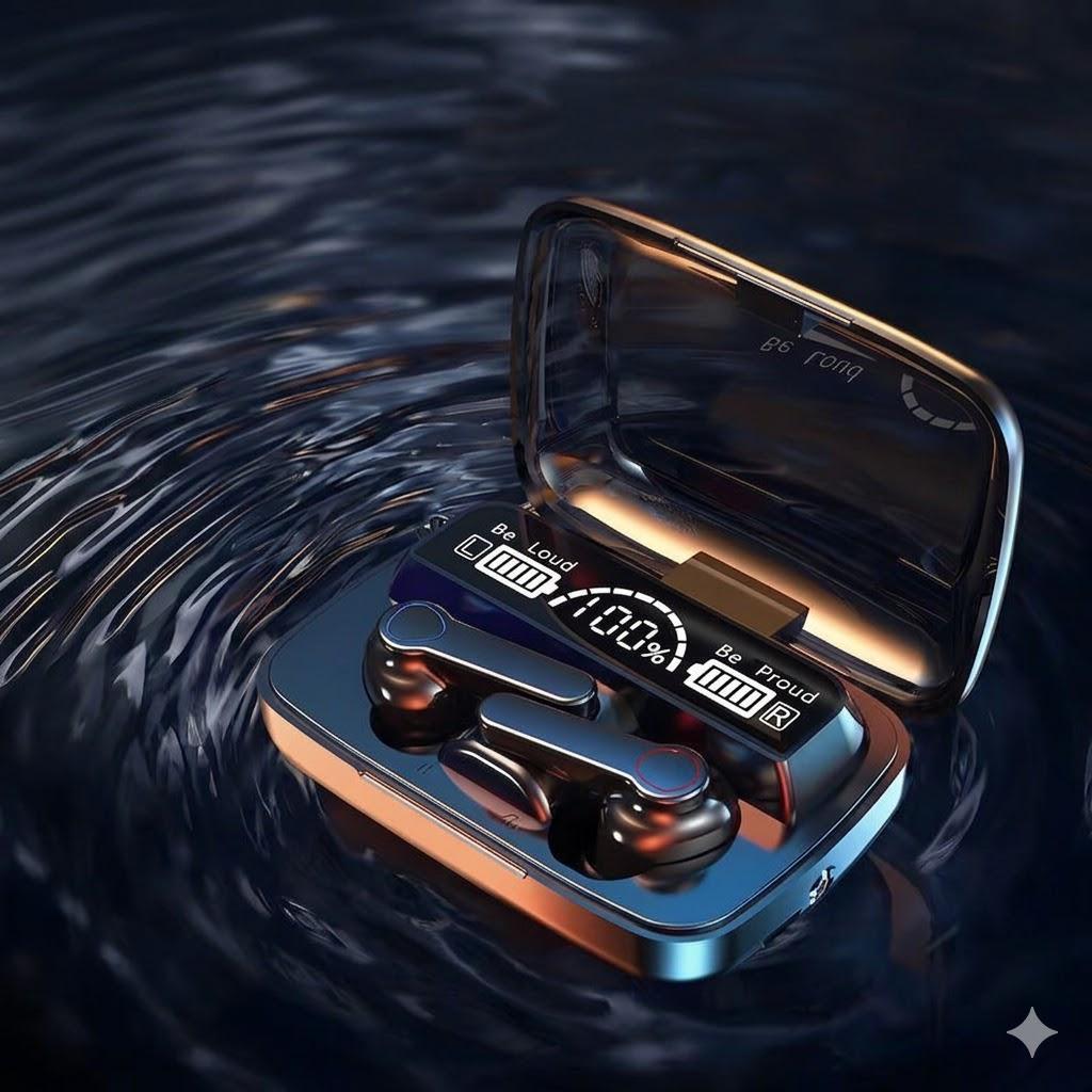 Fone M19 Bluetooth 5.4 Mini Invisível Sono Longa Duração Universal fone de ouvido sem fio bluetooth