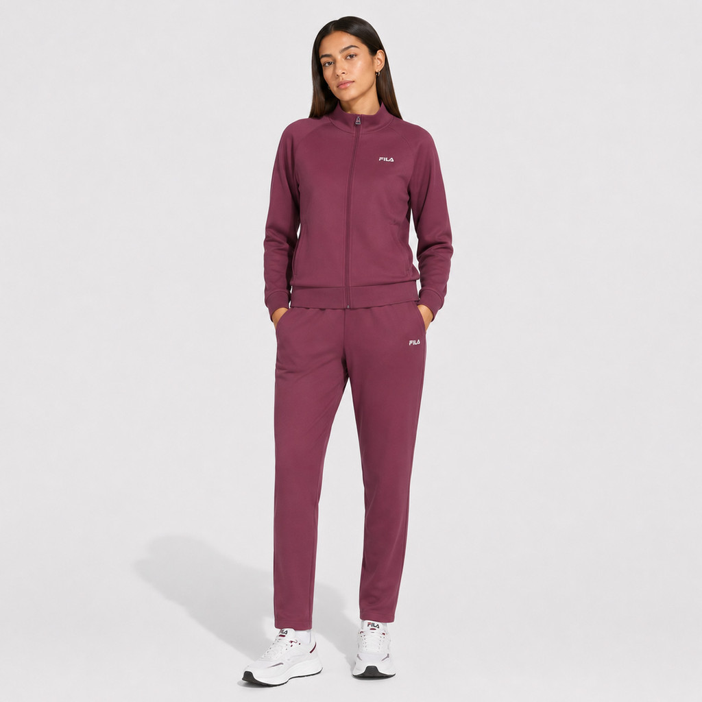 Agasalho Fila Essentials II Feminino Bordô