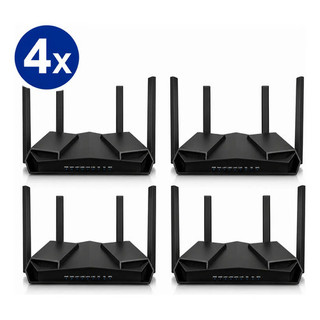 Kit 4 Roteadores Mesh Wifi 6 Ax3000 Easy4link Wr3004 Gigabit