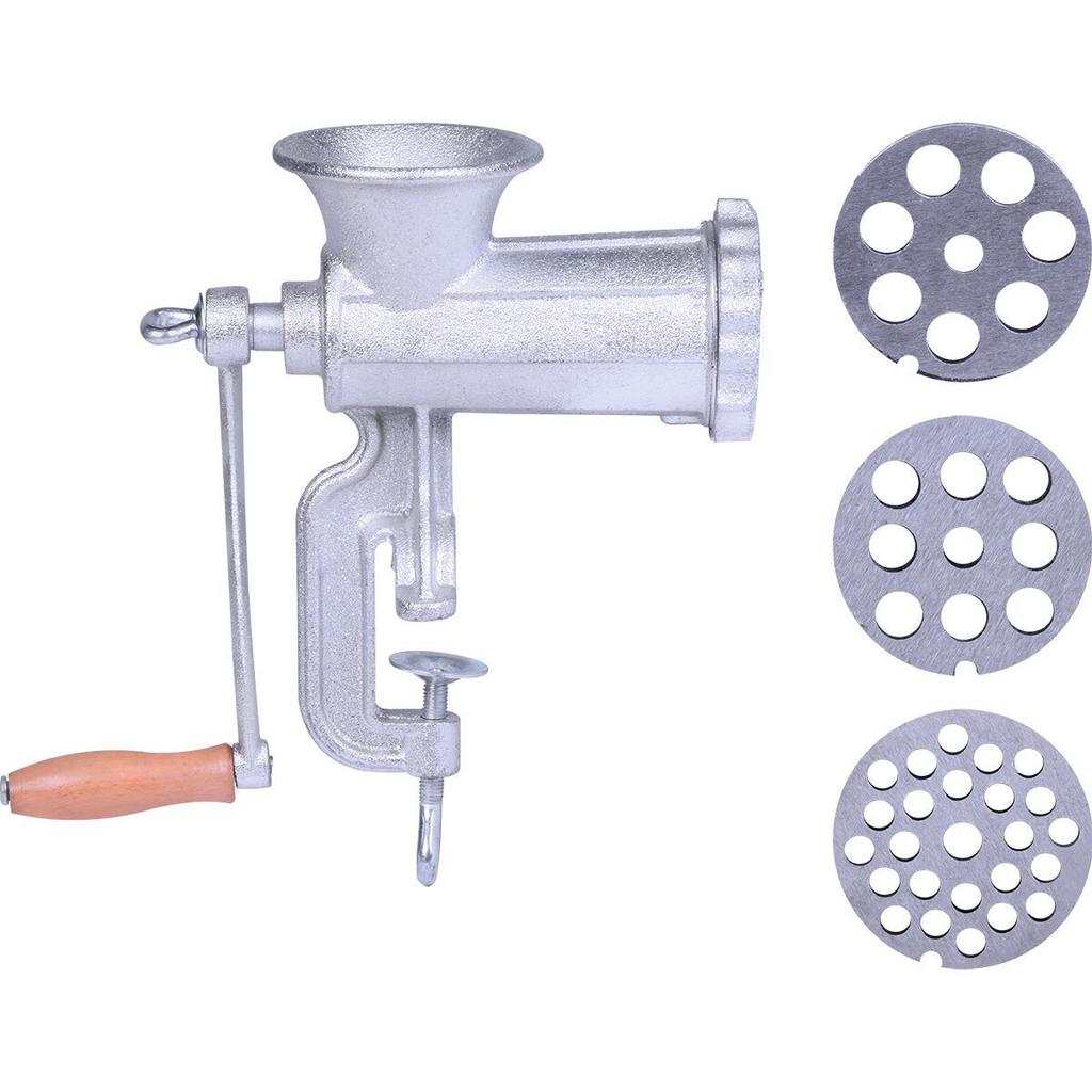 Moedor Carne Manual Boca 10 3 Chapas 8 12 15mm Kala