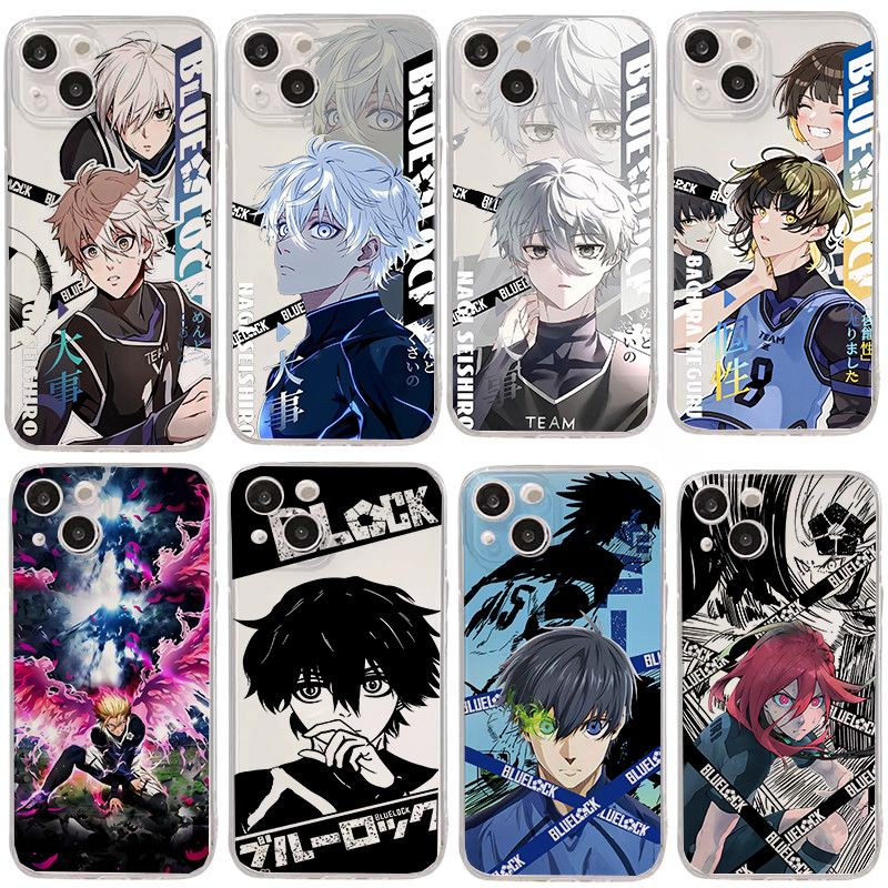 Capa de Telefone BLUE LOCK Japonesa para Samsung Galaxy A57 5G A56 A55 A16 A07 A54 A53 A52 A35 A36 A34 A06 A52S 5G Capa 