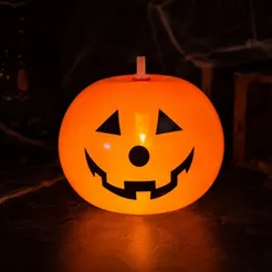 Balão Abóbora com LED - 25cm - 5 Unidades - Decoração de Halloween Dia das Bruxas