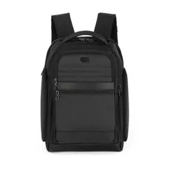Mochila de Costas Grande Executiva Business Dois Compartimentos Notebook - Preto
