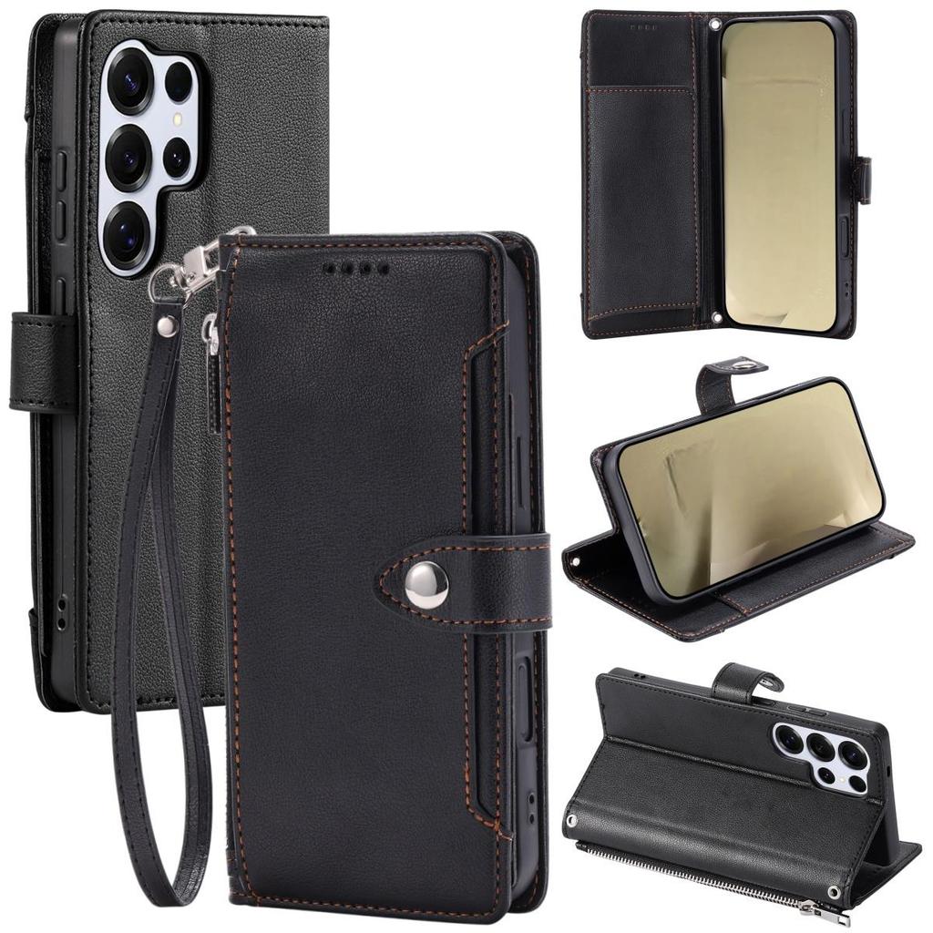 Flip Leather Case For Samsung Galaxy S26 S26 Ultra S26 Plus S25 FE S25 Ultra Wallet Soft PU Leather Card Slot Skin