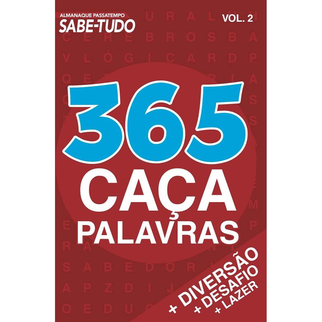 Almanaque Passatempo Sabe-Tudo | 365 Caça Palavras | Volume 2