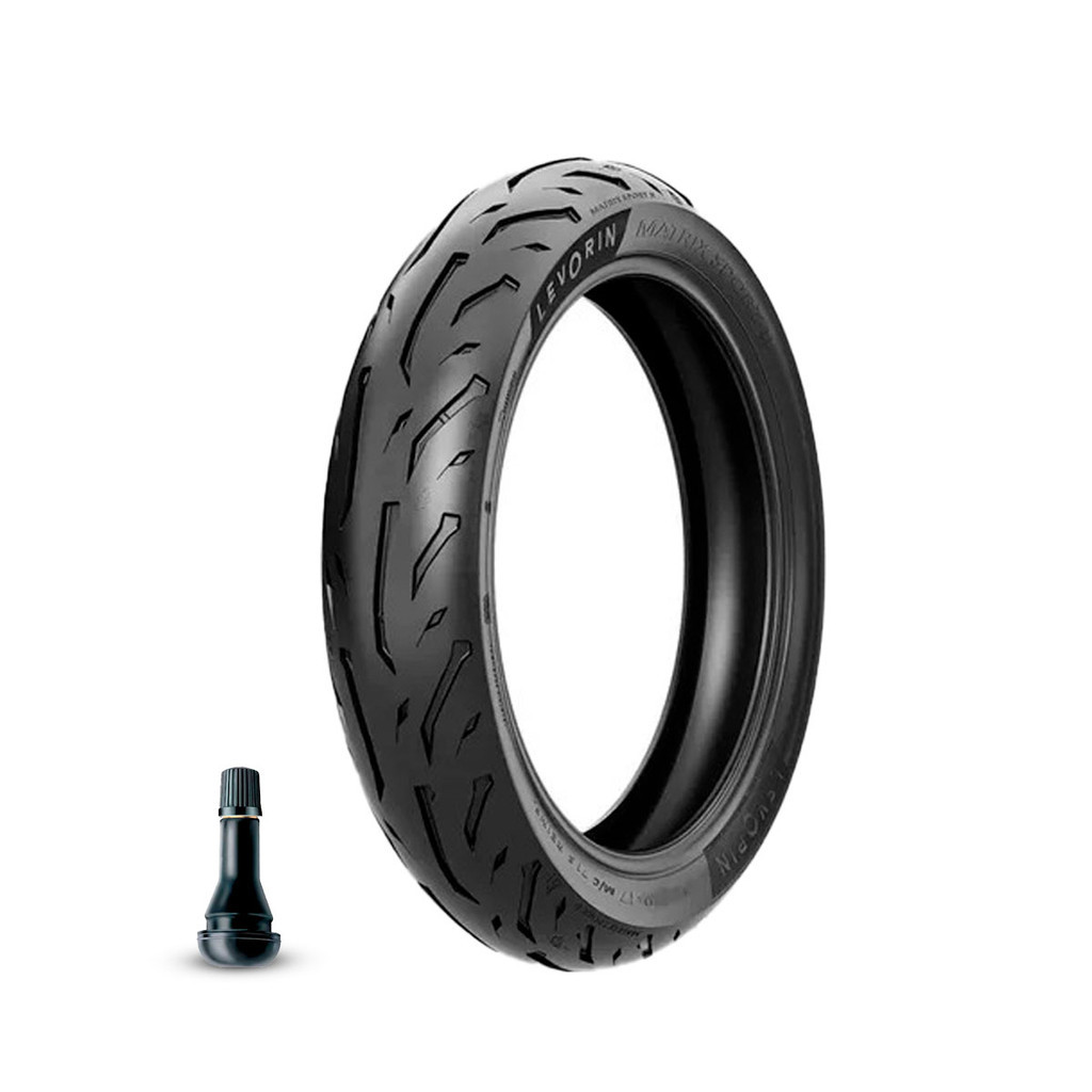 Pneu Aro 17 Levorin 130/70-17 M/C 68S Matrix Sport II TL + Válvula Fazer 250 Sem Câmara
