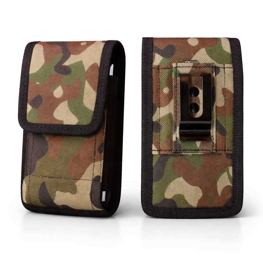 Bolsa de Cintura Tática Capa de Celular Suporte Smartphone Camuflada Exército
