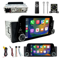 Sem Fio Carplay & Android Auto 5 Polegadas1 Din universal Car Stereo Rádio MP5 Bluetooth Player