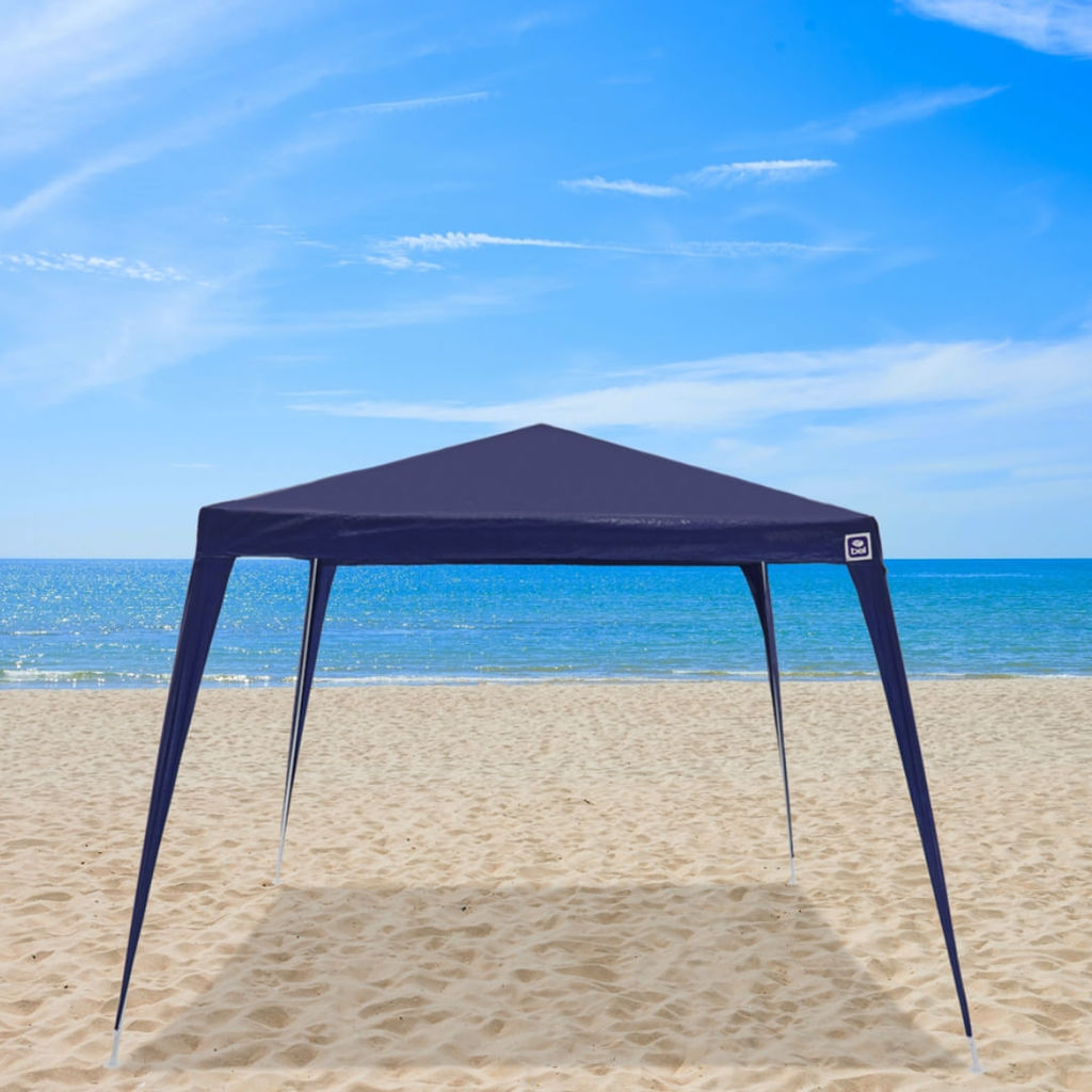 Tenda Gazebo Bel 3x3m Azul Tubular FPS 60 Com Bolsa para Transporte Praia Camping e jardim — imagem 2 de 2