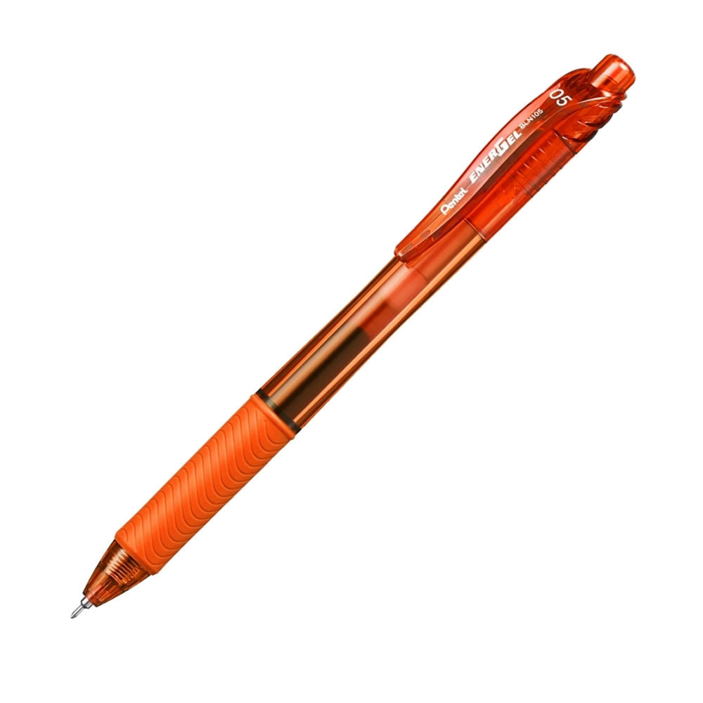 Caneta gel 0.5mm Energel-X Laranja Pentel