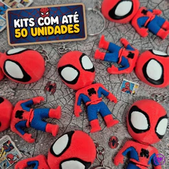 Kit Chaveiro Homem Aranha Filme Um Novo Dia Lembrancinha Festa Aniversário
