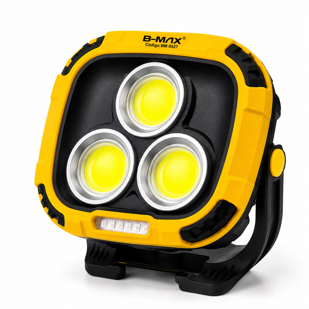 Lanterna Recarregável para Acampamento e Caminhada 30w 3 Cores de Led - Aventura ao ar livre