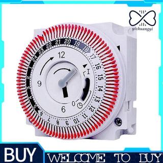 Interruptor Temporizador Mecânico 16A 230V , Controle De Tempo Analógico Rotativo , Diário Para Casa Eletrodomésticos In