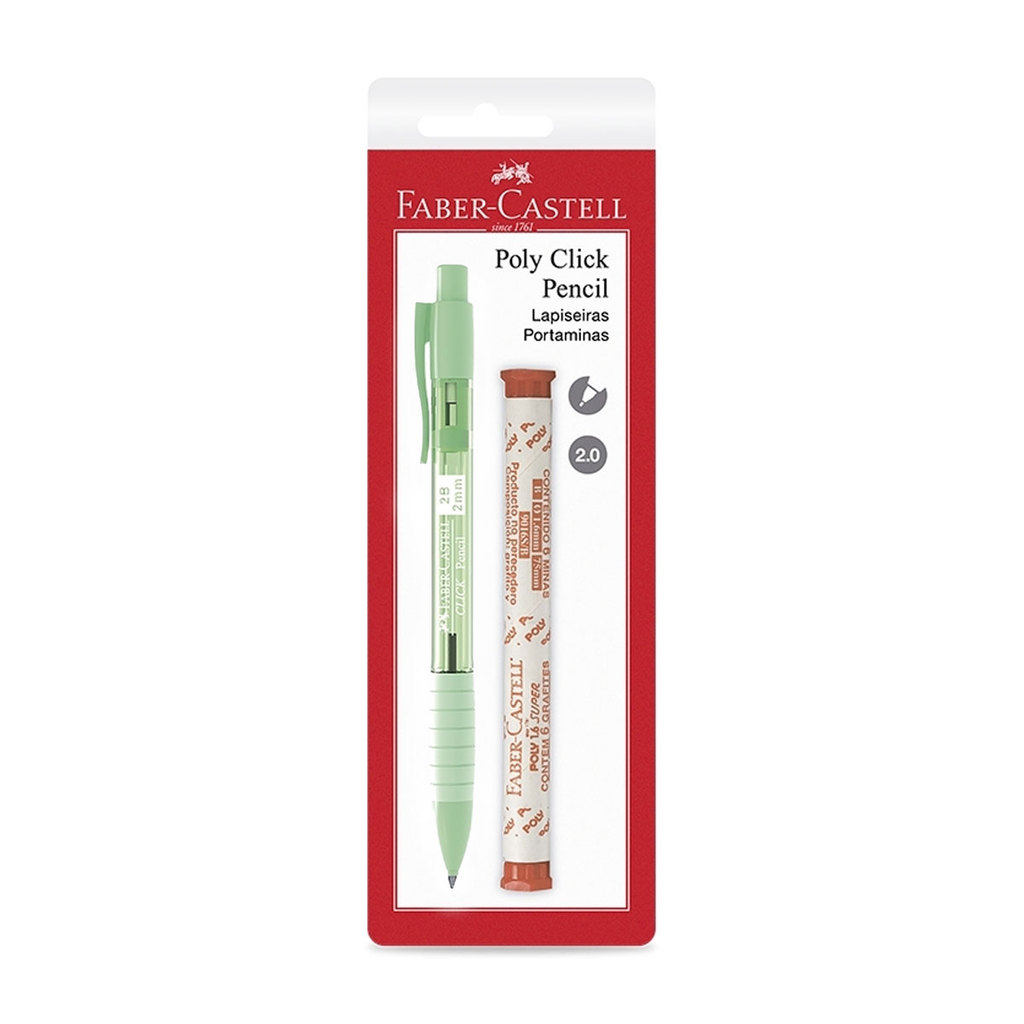 Lapiseira 2.0mm Poly Click Mix SM/20CPMIX\233797 com 1 unidade Faber-Castell · foto 2