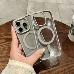Capa Protetora Capinha MagSafe Proteção Câmera Borda Silicone Para iPhone 13 14 15 16 17 12 Pro Max Normal Tommy