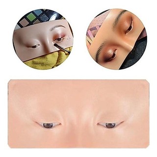 Olho De Silicone 3d Placa Para Treino Microblading Make 1un