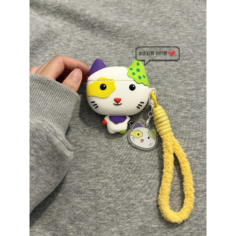 Cat monster É Adequado Para Capa De Fone De Ouvido AirPods 1a Geração , Fofos De